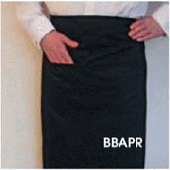 BBAPR Black Bar Apron - With Pocket 