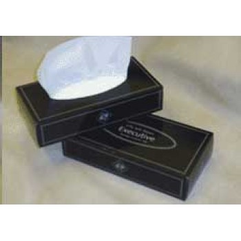 Facial Tissues - Flat Box - black 